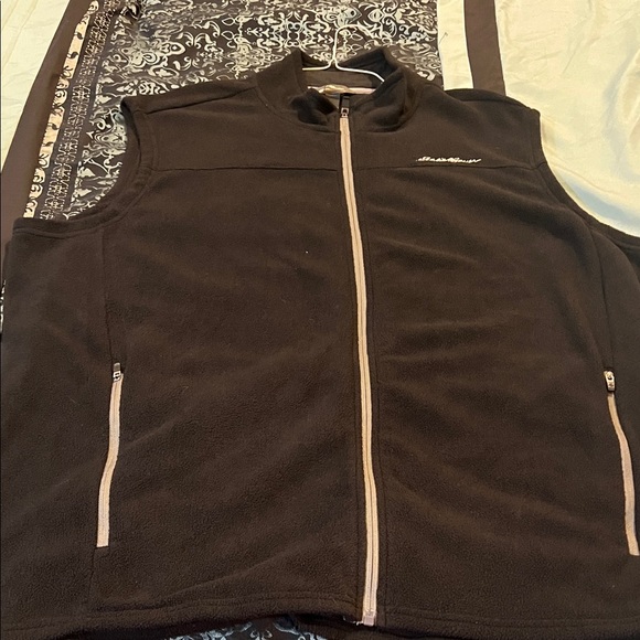 Eddie Bauer Other - Eddie Bauer Dark Brown Fleece Vest